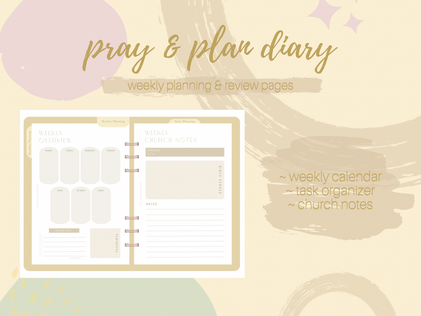 Digital Pray&Plan Diary - Edition 2